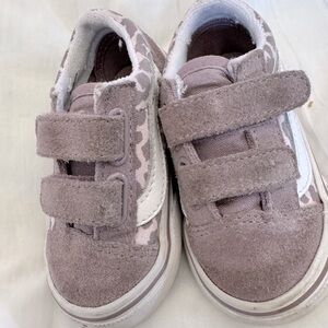 Vans light purple suede toddler size 5